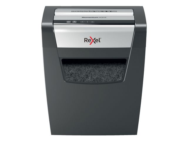  Momentum X312 Shredder, 5 x 42 mm, 23-l-Kapazität, schreddert Heftklammern, Büroklammern