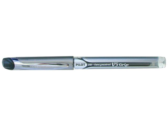 Tintenkugelschreiber, Hi-tecpoint V5 Grip BXGPN-V5, 0,3 mm, Schreibfarbe: schwarz